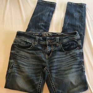 Buckle Black Skinny Jeans